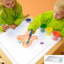 MASTERKIDZ Kwadratowa Taca do Malowania Montessori