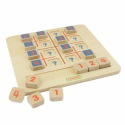 MASTERKIDZ Tablica Edukacyjna Gra Mini Sudoku Montessori