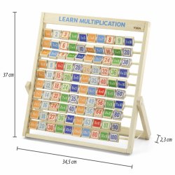 Drewniana Tabliczka Mnożenia Nauka Matematyki Viga Toys Montessori